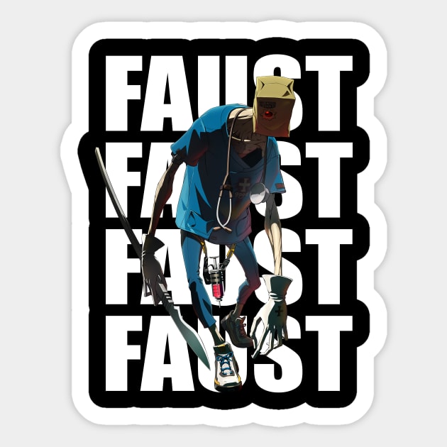 Faust Guilty Gear # 2 Sticker by Leonard